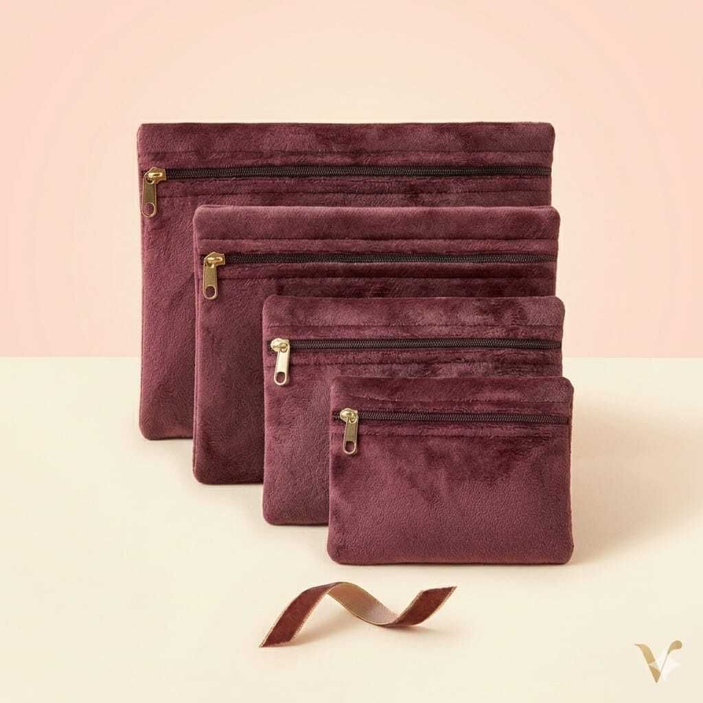 Girls Maroon Pouch-image-8