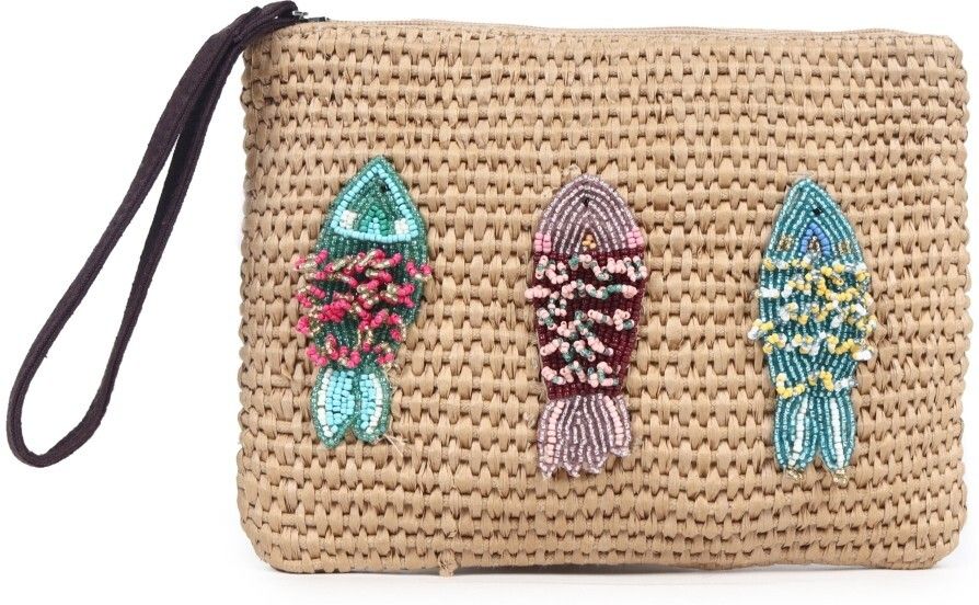 Women Beige Cosmetic Bag-image-1