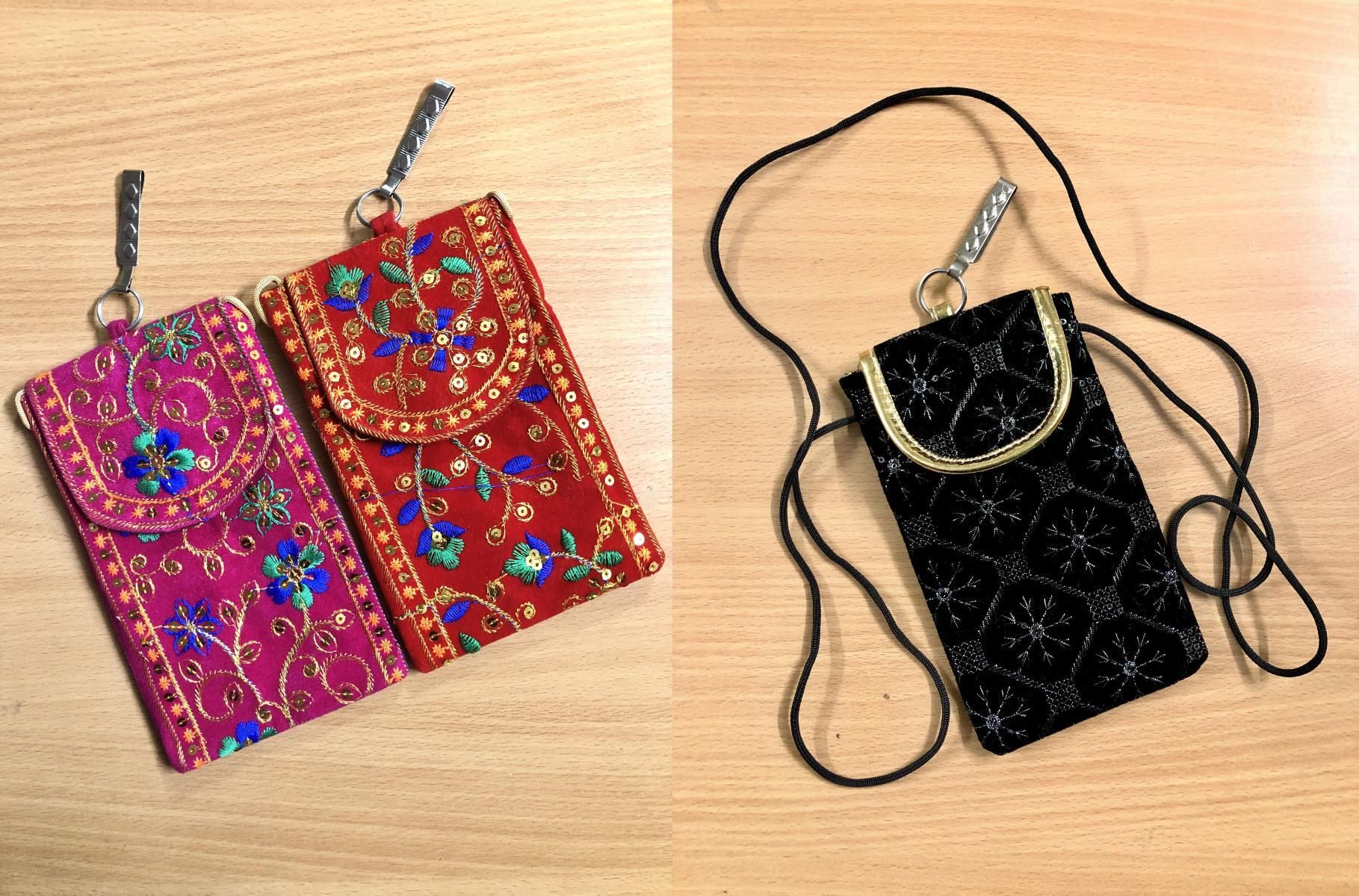Girls Pink, Red, Black Potli-image-33