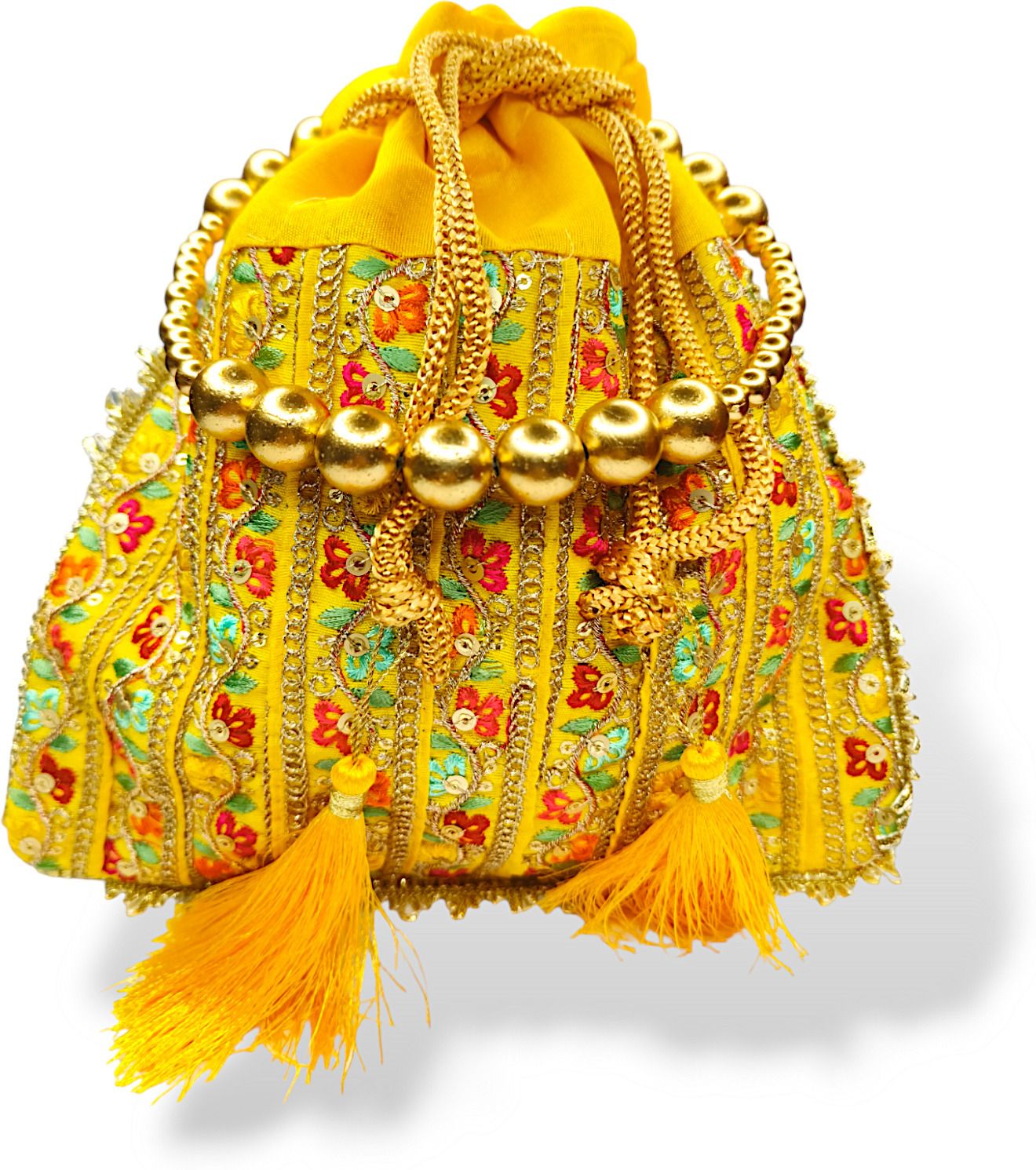 Women Yellow Potli-image-27