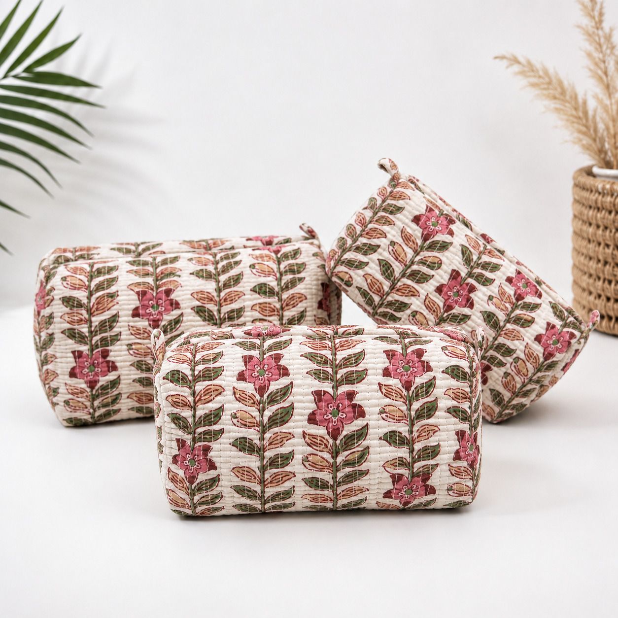 vyora Women Maroon Cosmetic Bag-picture-12