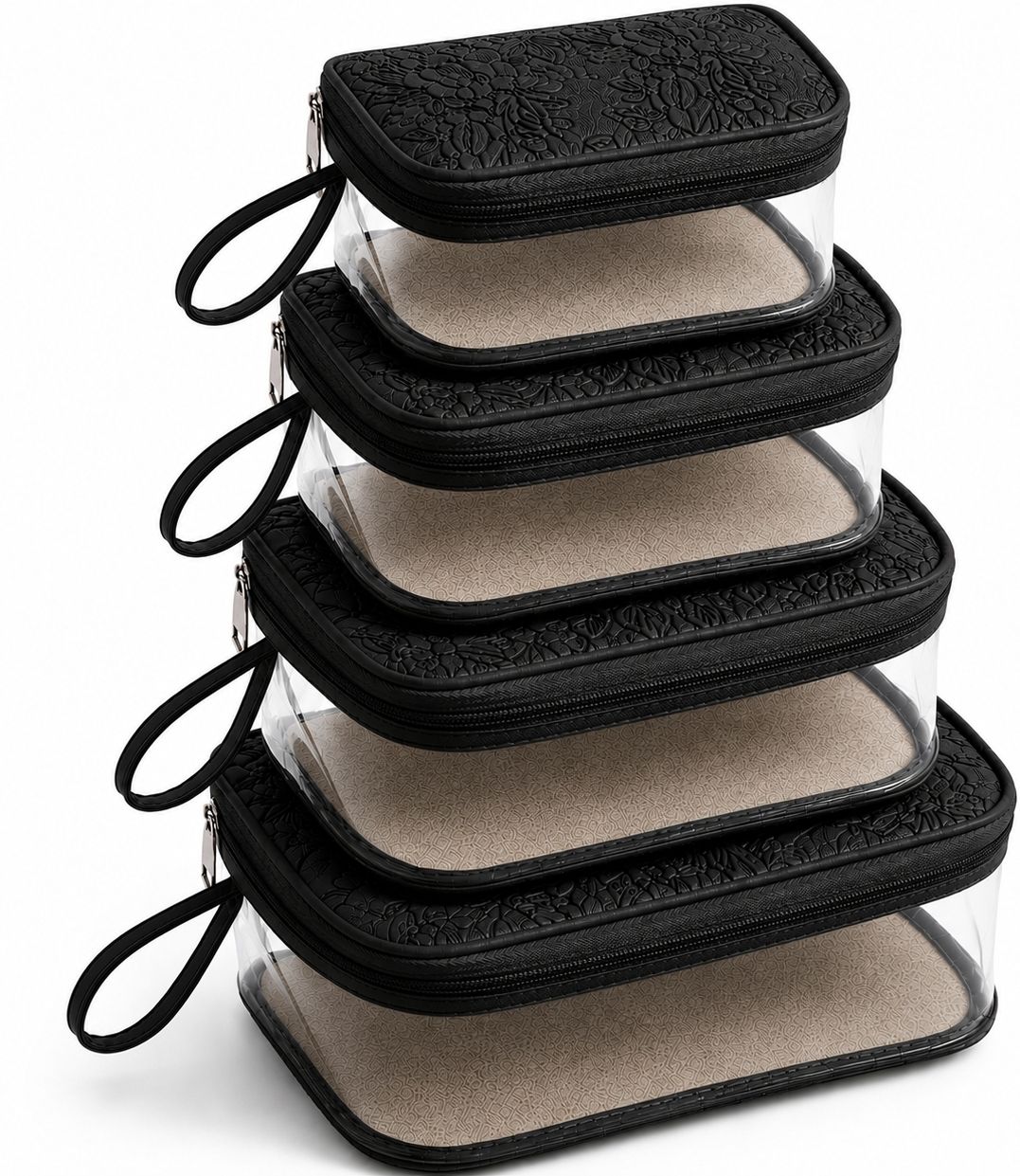 imanienterprise Women Black Cosmetic Bag-picture-23