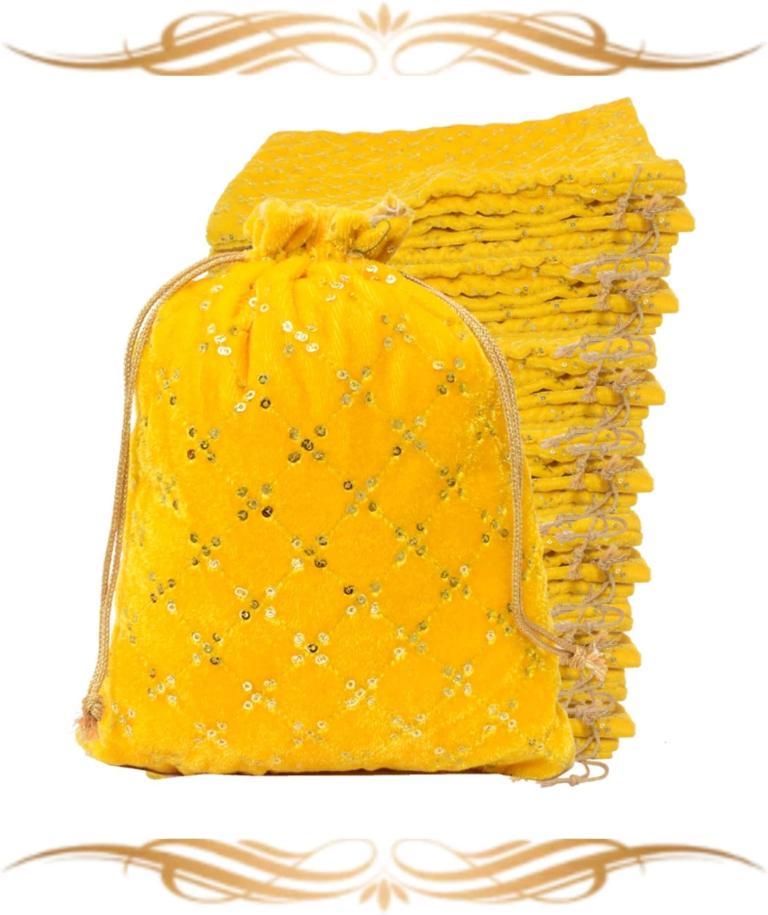 Women Yellow Potli-image-16