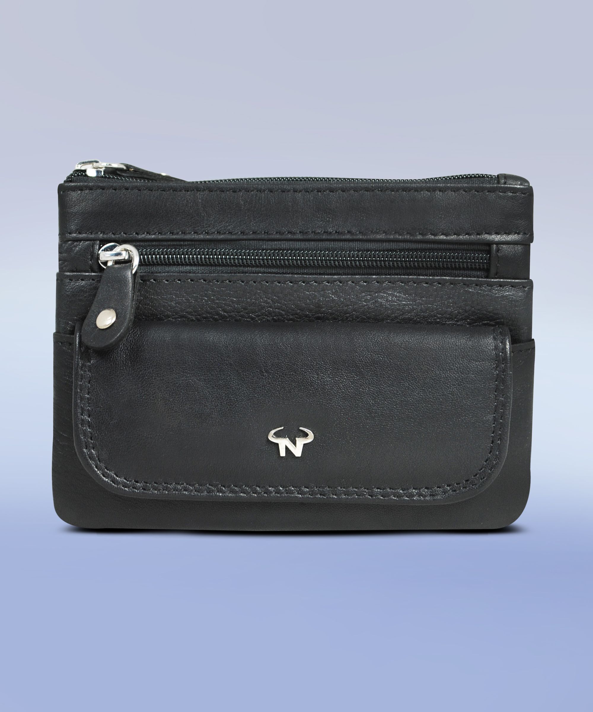 calfnero Women Black Coin Purse-picture-11