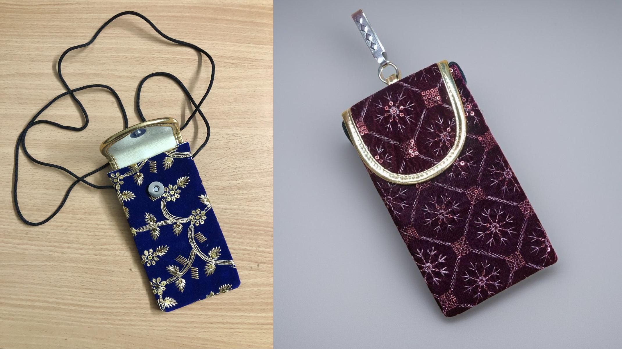 Women Blue, Maroon Potli-image-40