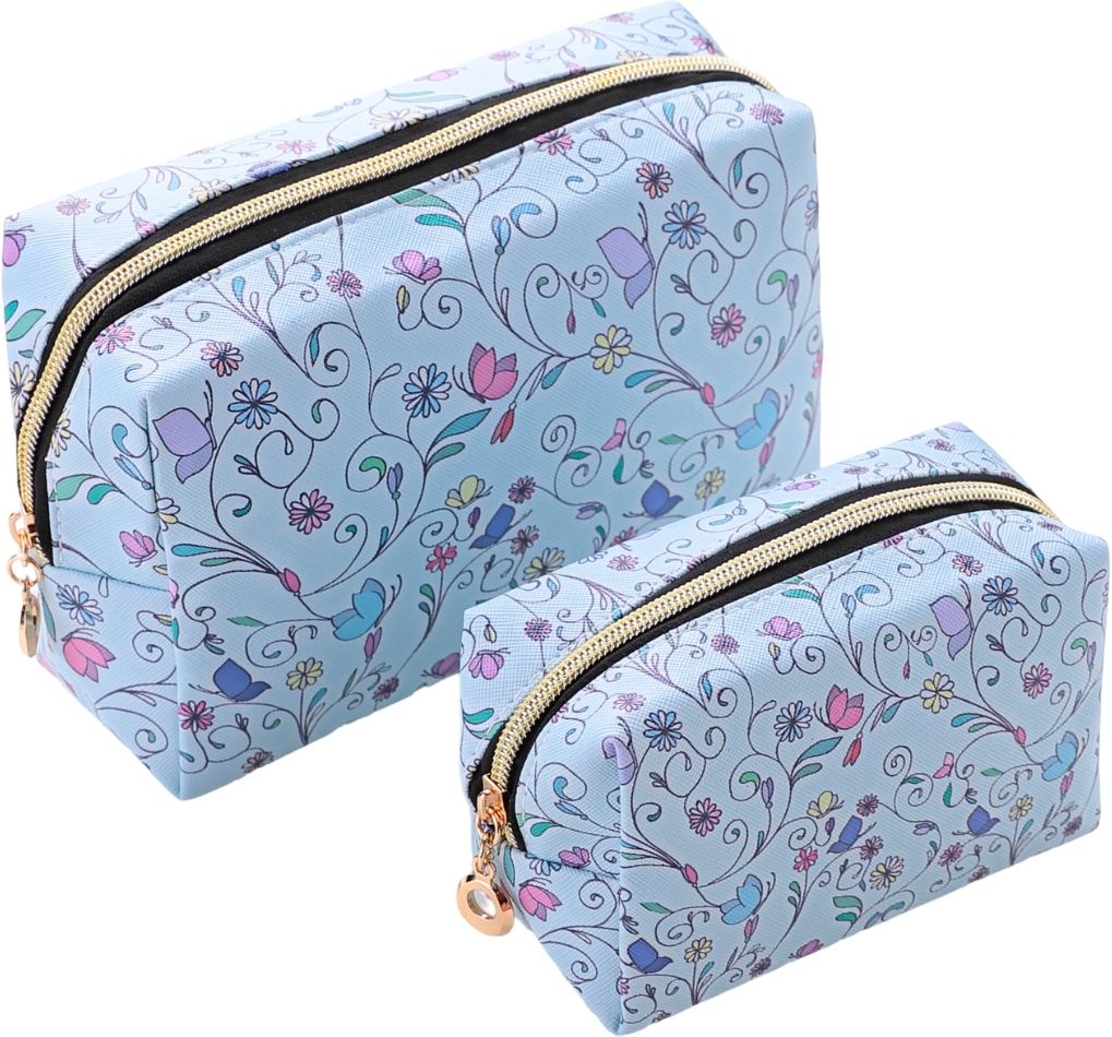 Women Blue Cosmetic Bag-image-20