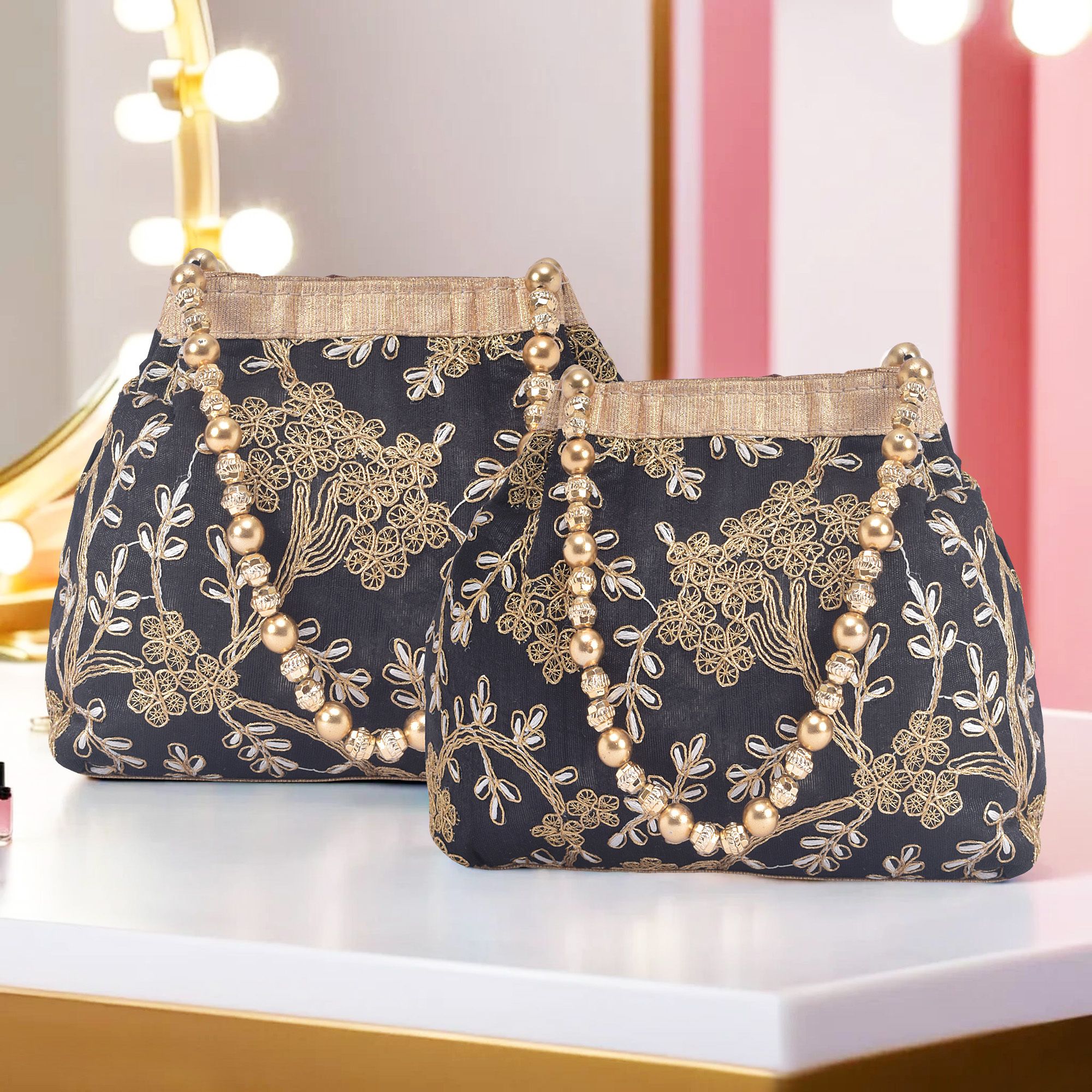 Women Black Potli-image-20
