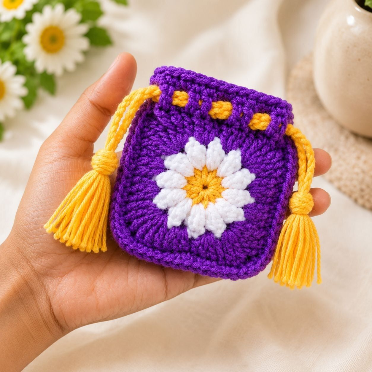 Women Purple Coin Purse-image-2