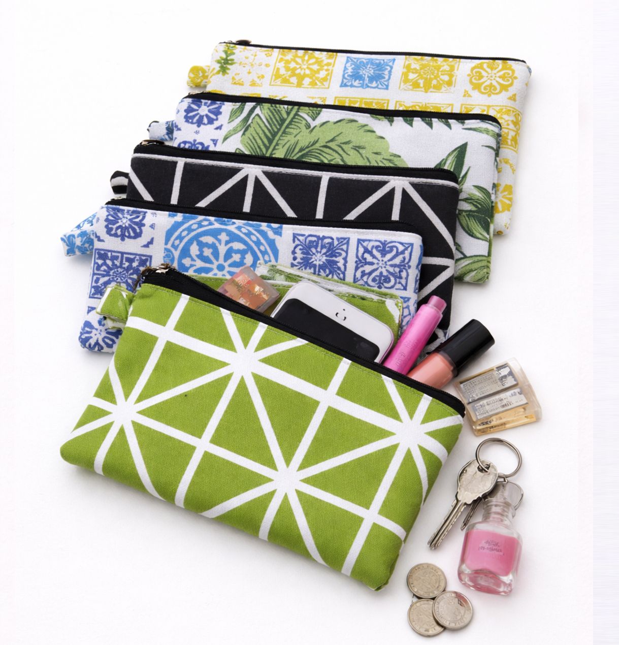 Women Multicolor Cosmetic Bag