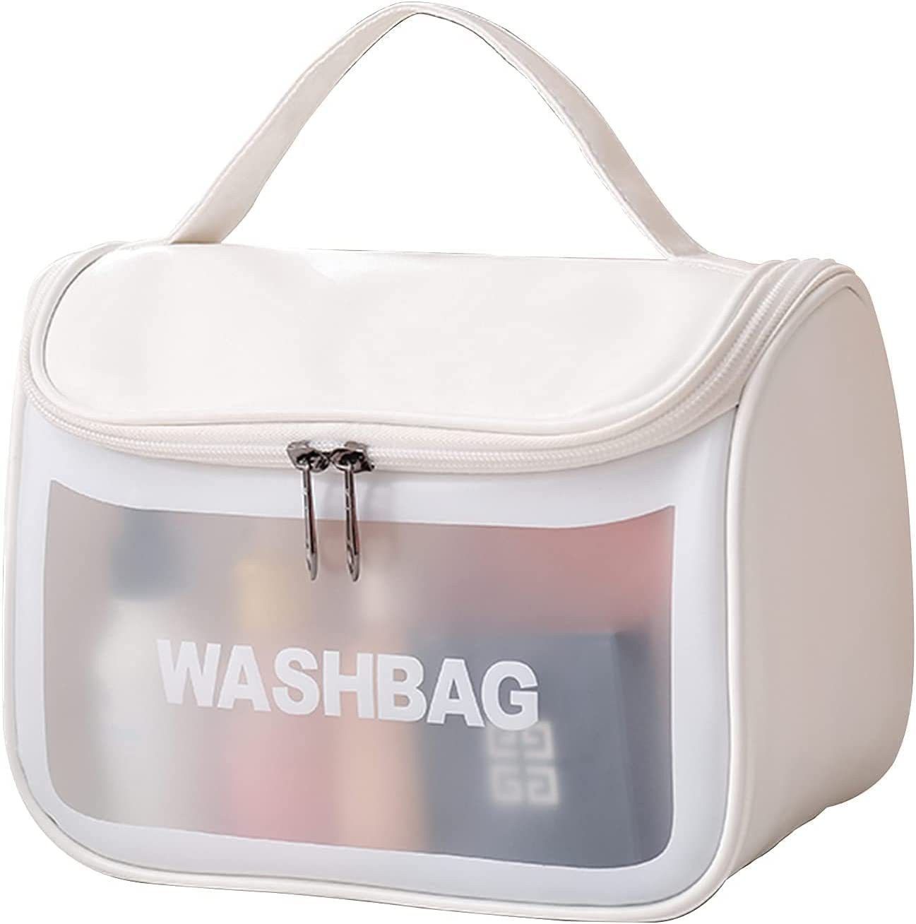 Women White Cosmetic Bag-image-46