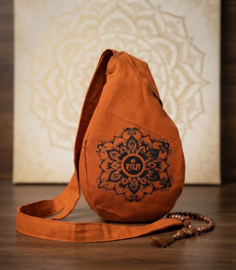 peaceful mantras Women Brown, Multicolor Potli-picture-34