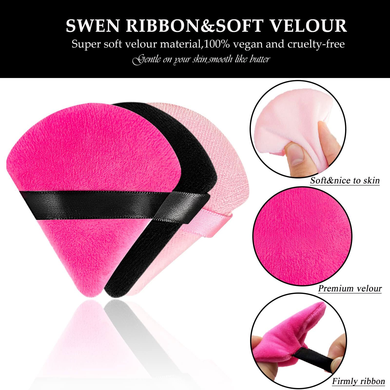 rosavelle makeup Pizza Puff Blender Sponge 2ps Set Smooth Coverage-picture-41