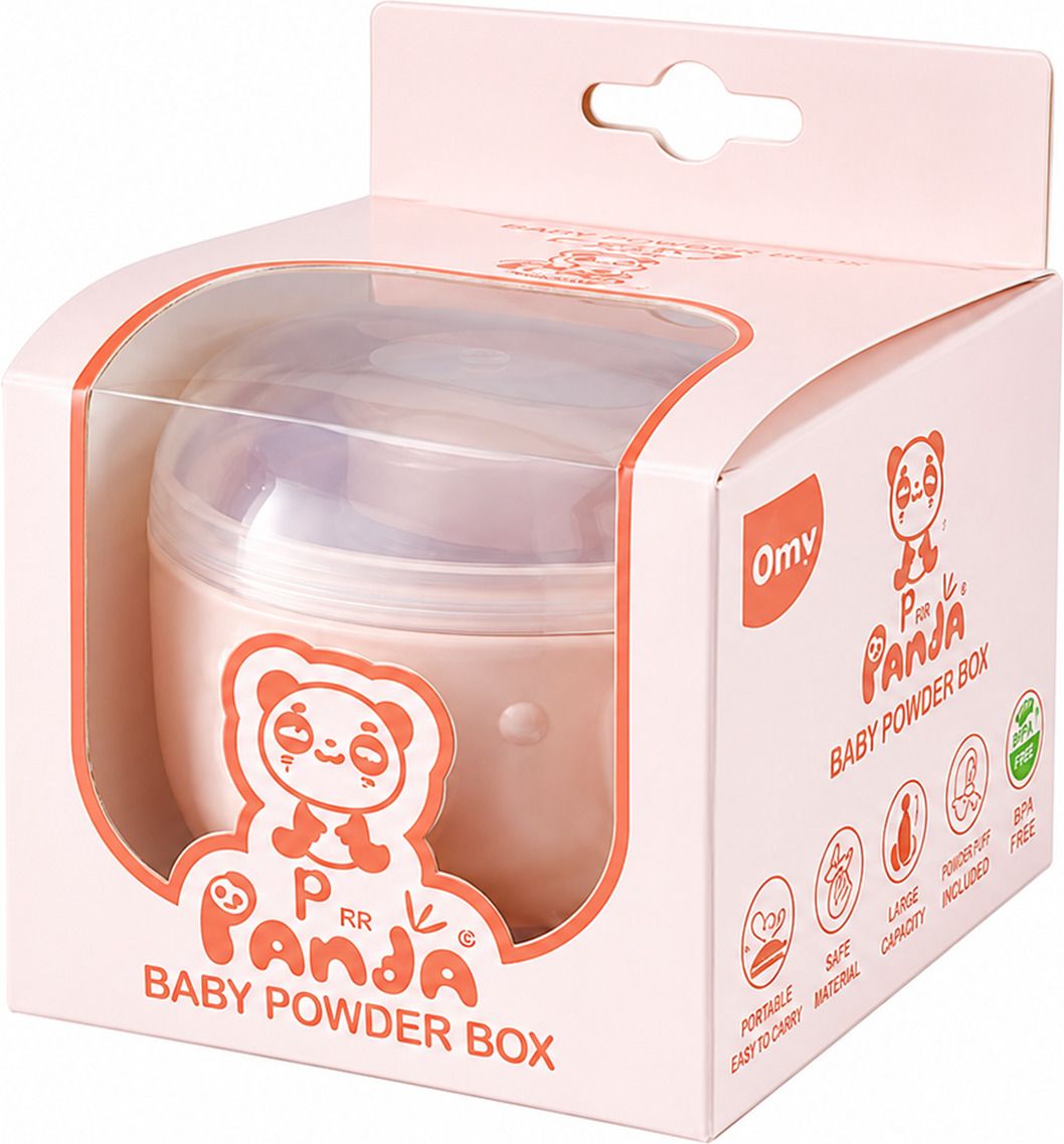 bebzi PANDA POWDER PUFF ORANGE E-PF8-picture-18