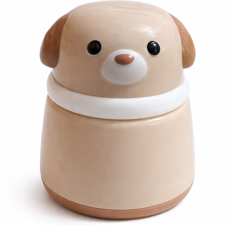Premium Panda Powder Puff for Baby with Powder Storage Box Cute Kit-image-38