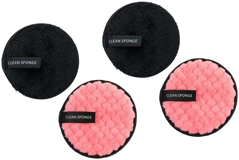 New Facial Powder Puff/Spong Cream Applicator Sponge Smooth Pads (Pack Of 4)-image-3