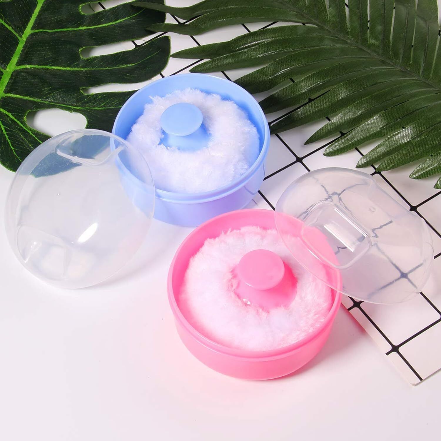 wricha Pack of-2 Super Qaulity Powder Puff Kit, After-Bath Body Powder-picture-8