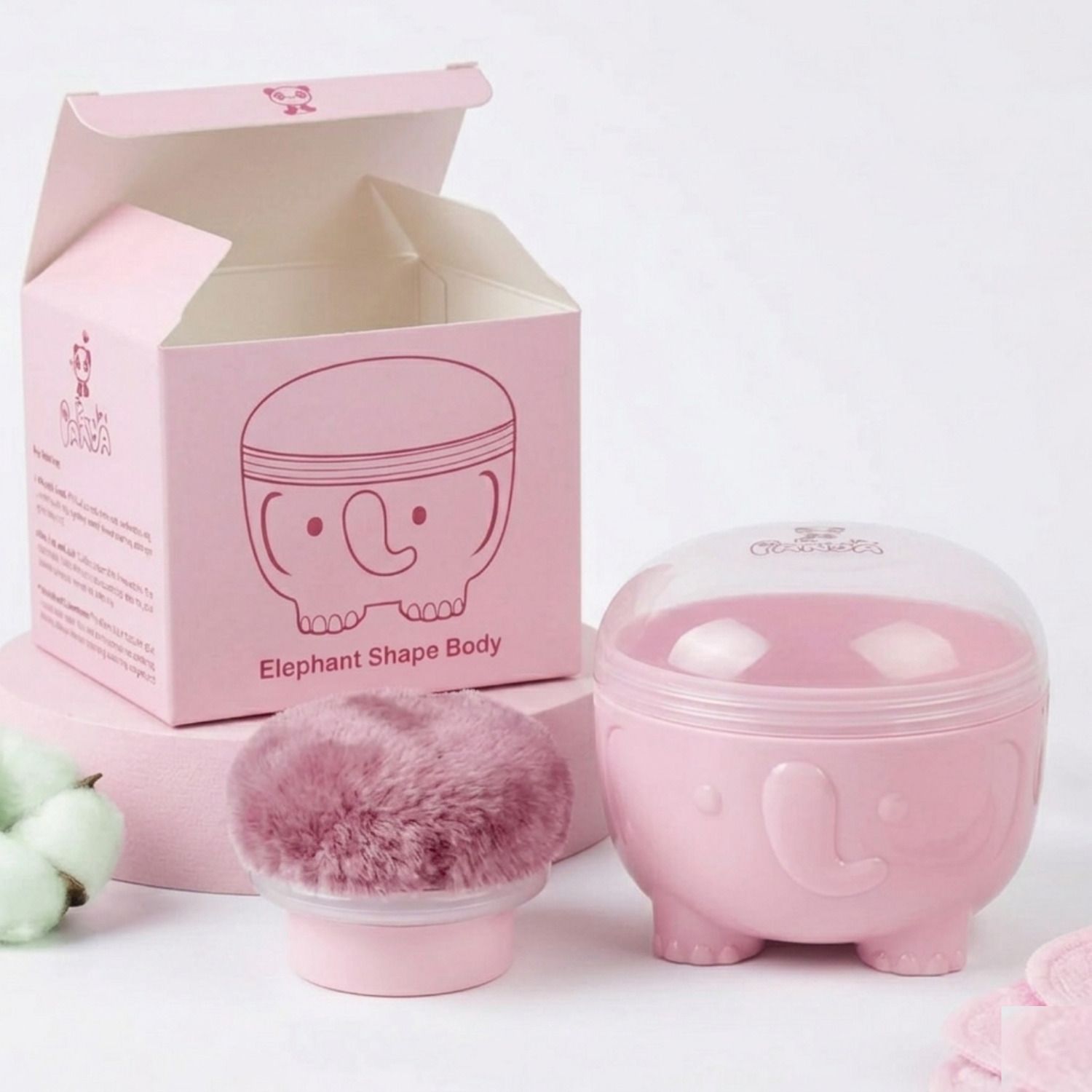 charmpeak Soft Baby Puff Applicator with Storage Container for Body & Face-picture-8