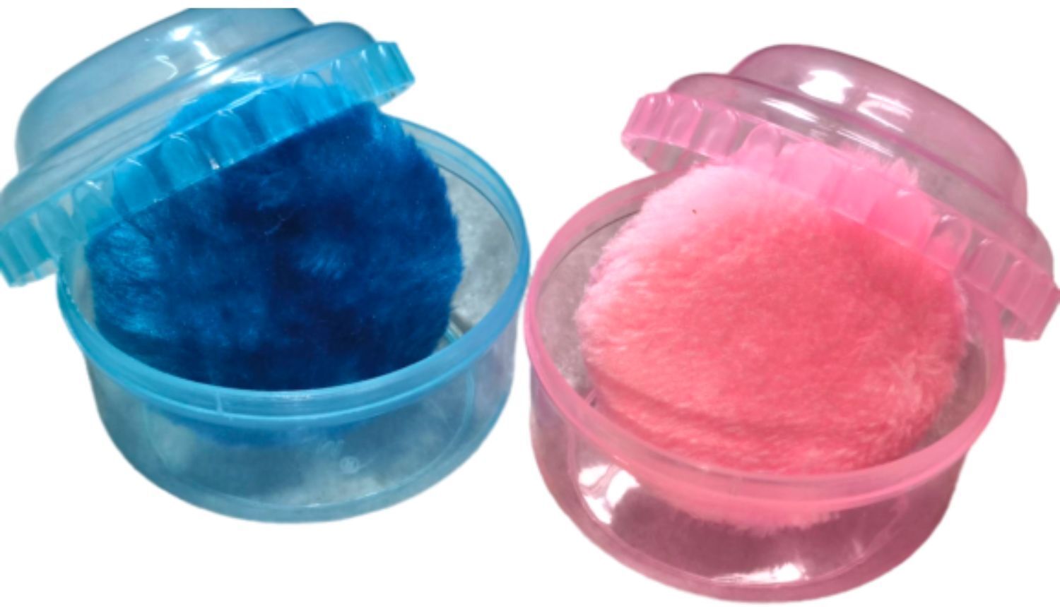 After-Bath Baby Care Villus Powder Puff Container With Hand Holder-image-39