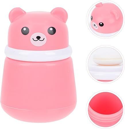 ycam Portable Baby Powder Puff Jar – Cute Bear Shape”-picture-25