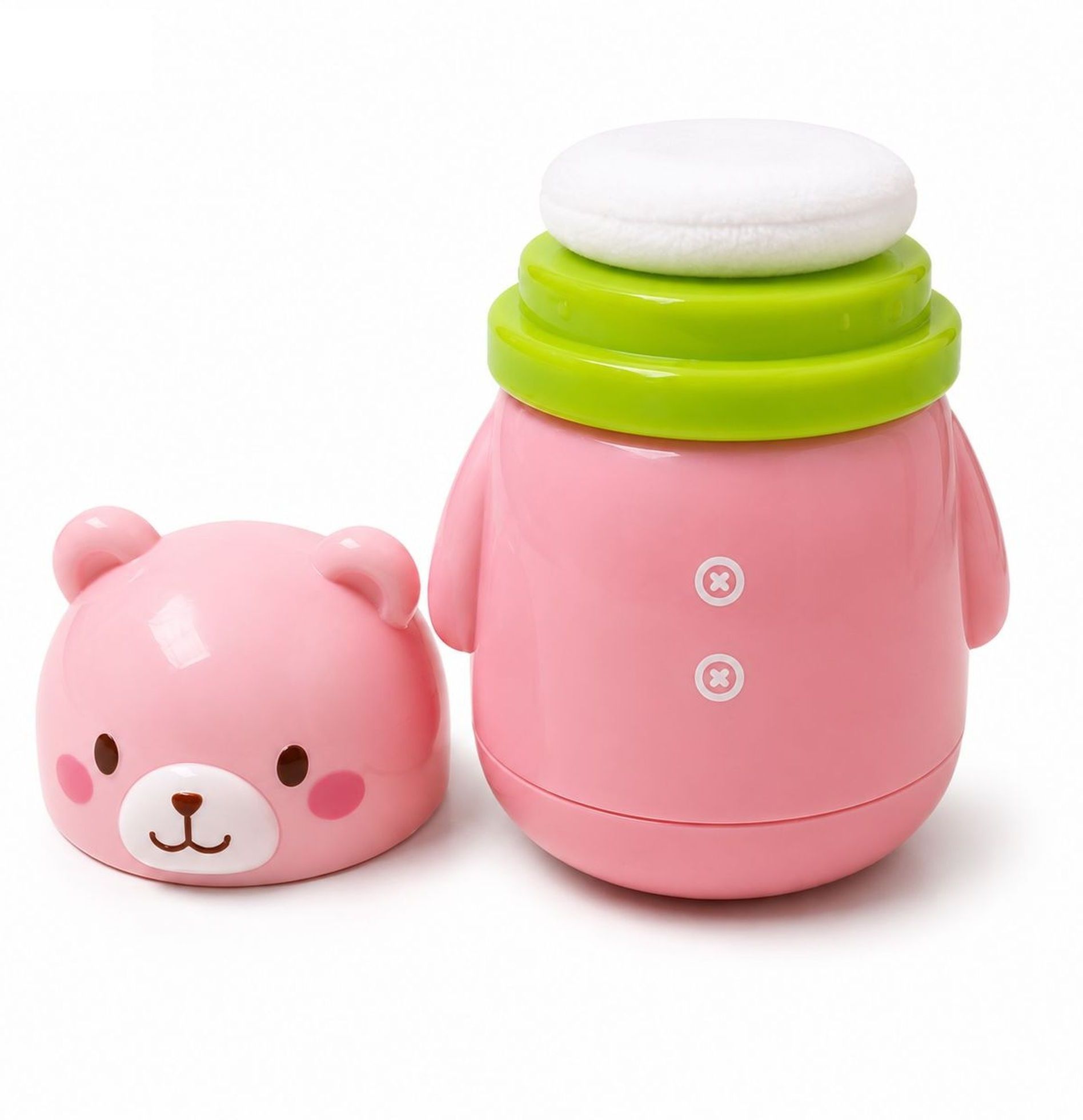hi mom Cute Bear Powder Puff Container-picture-15