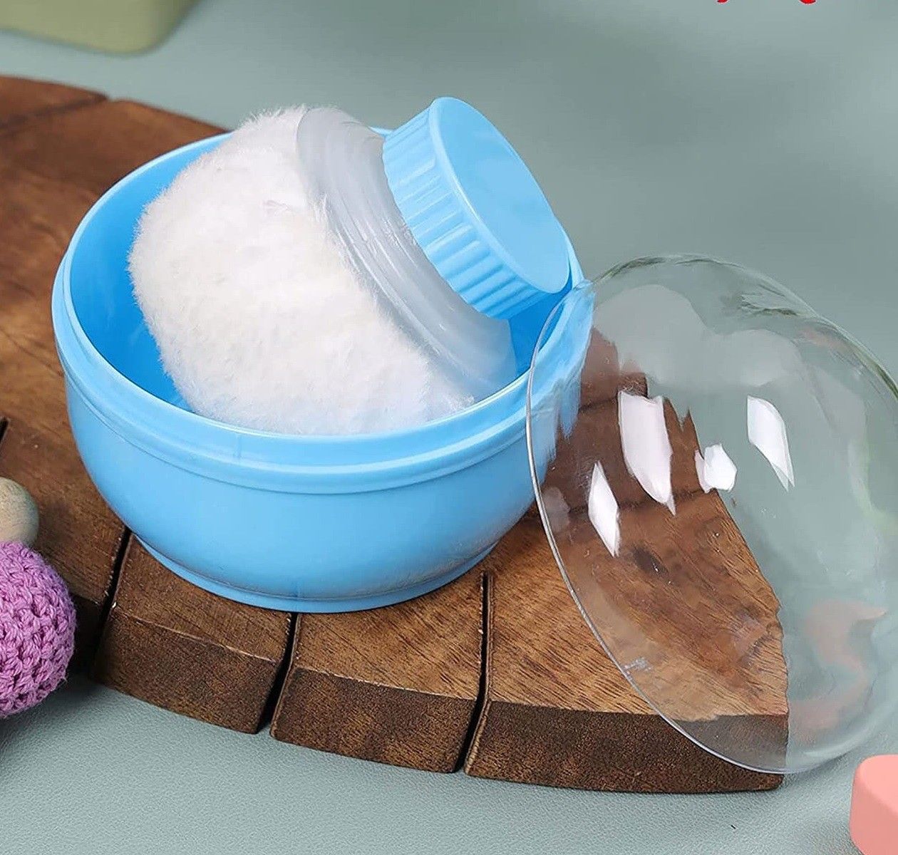 kritiu Premium Powder Puff with Powder Case-picture-6