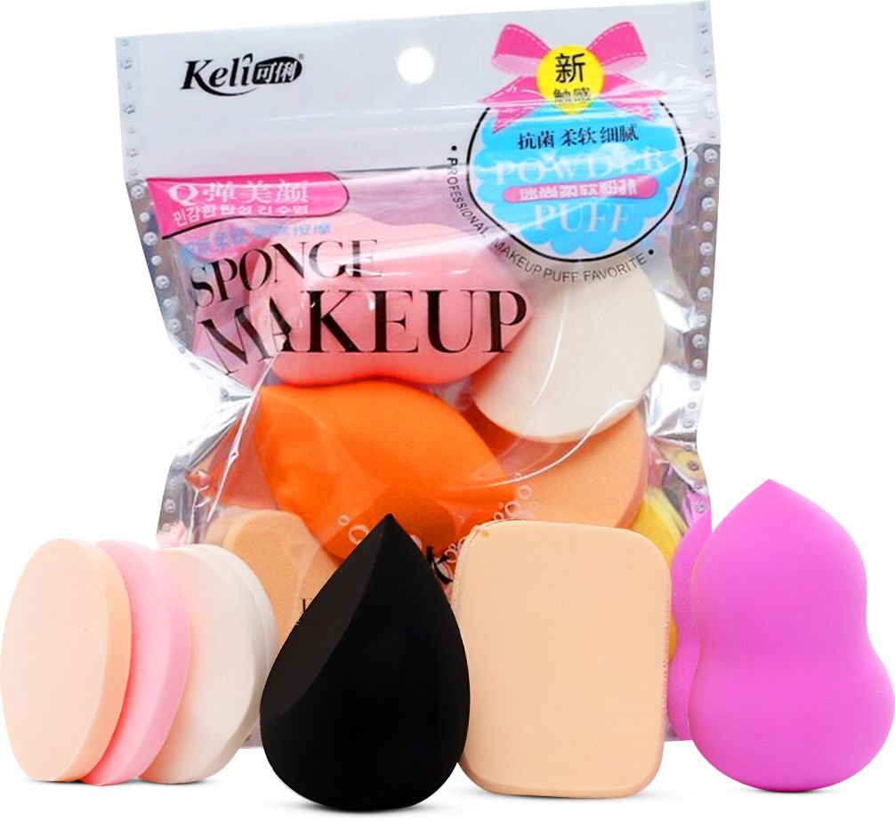 Professional Beauty Blender Sponge for Face Makeup with Cotton Pad-image-1
