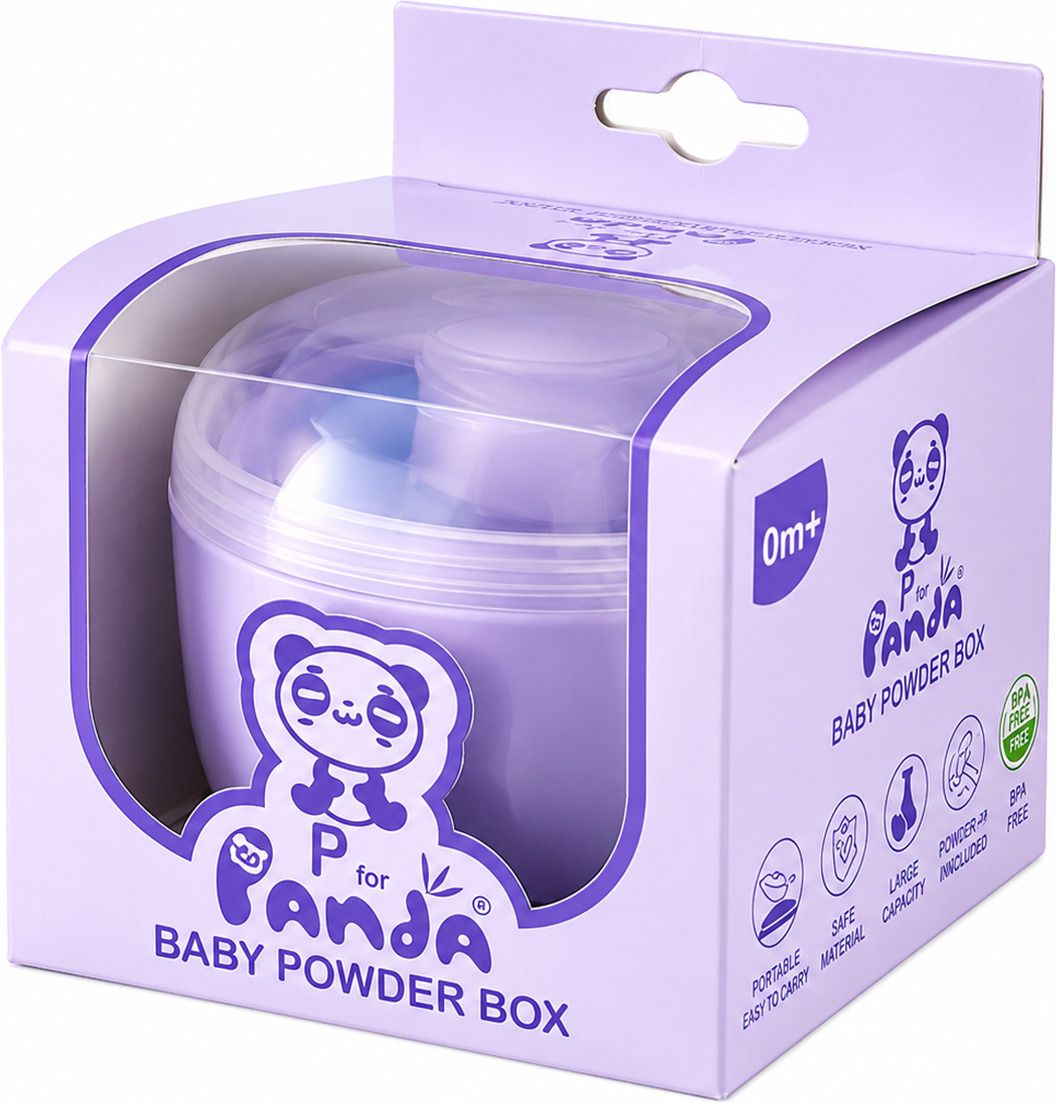 bebzi PANDA POWDER PUFF PURPLE E-PF10-picture-13