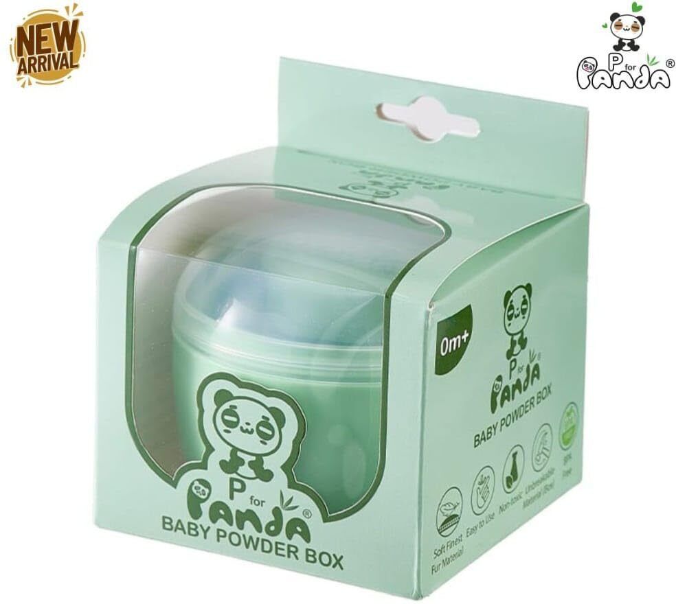 vutraders Panda Baby Powder Container with Puff-picture-8