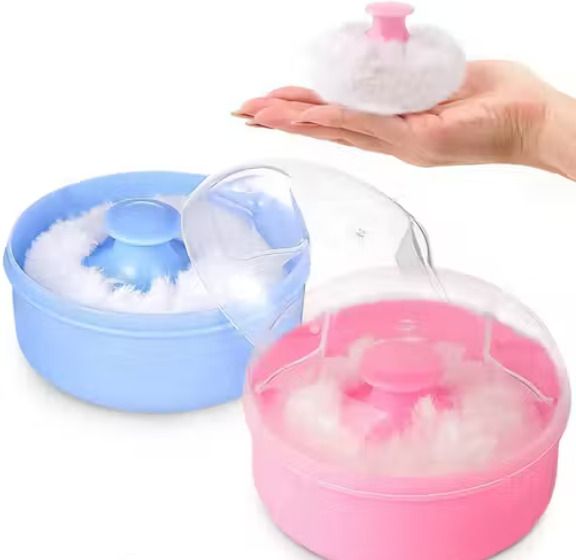shivom Powder Puff With Container for Baby - Set of 2-picture-20