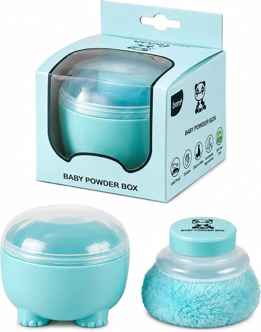 PANDA POWDER PUFF BLUE E-PF5-image-14