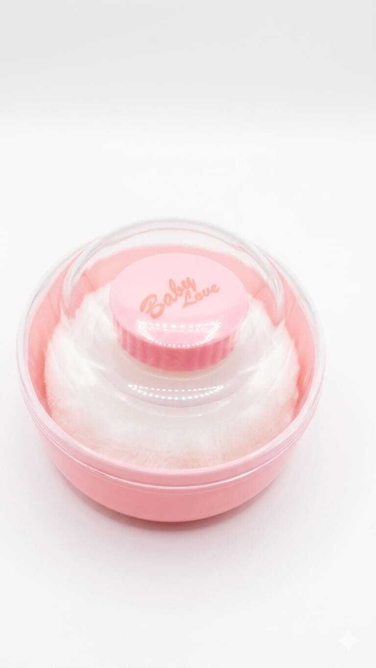 kapoor trading Baby Powder Puff for Newborn & Infant Soft Body Powder Applicator Pink-picture-31