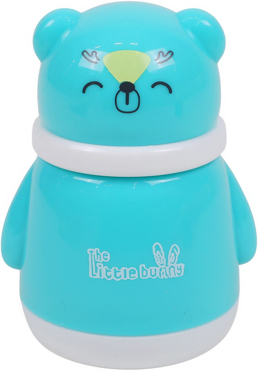 Cute Bear Shape Baby Powder Puff with Storage Box-image-28