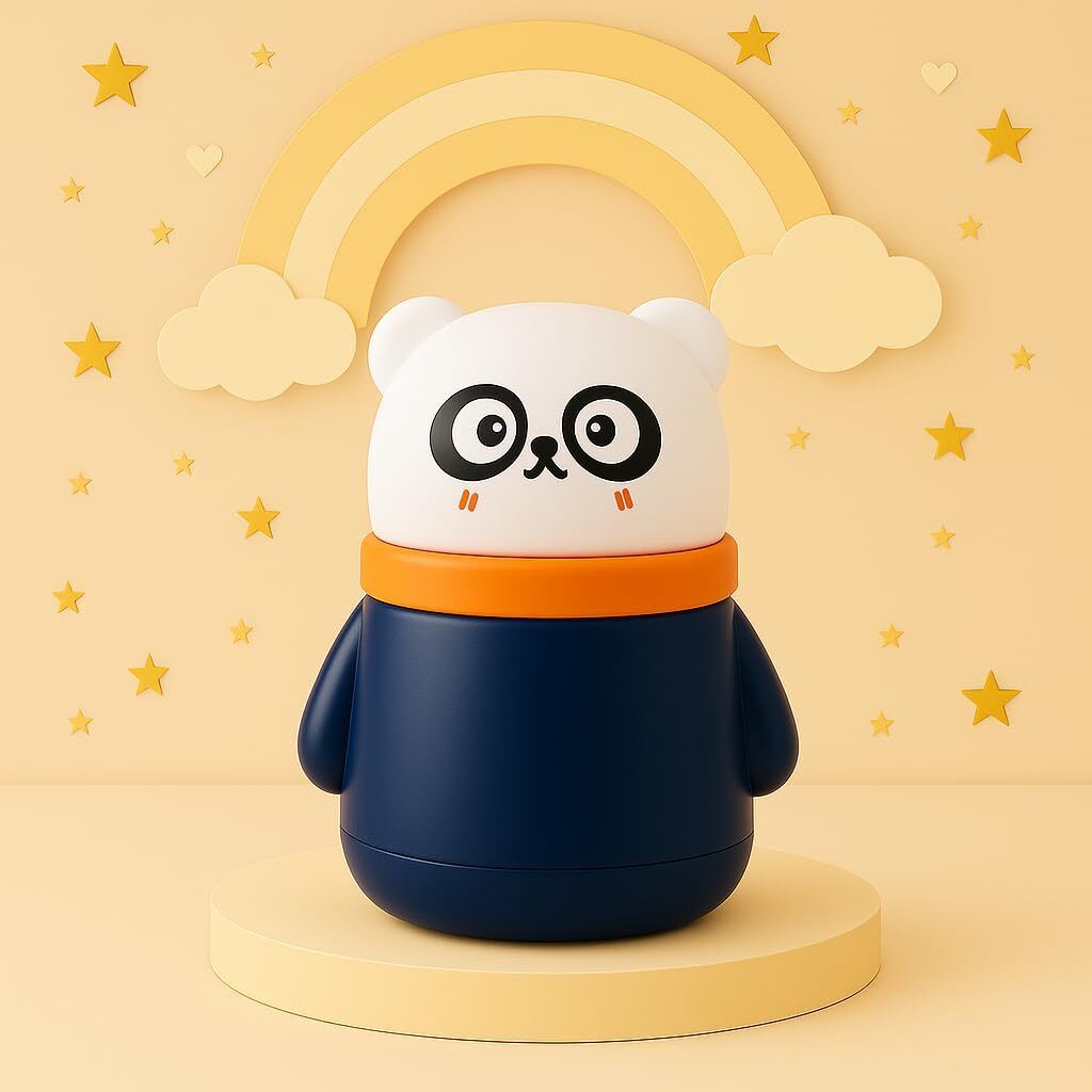 After Bath PuffBox,Fine Powder Convenient Portable Cartoon Bear Powder Puff Case-image-44
