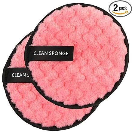 Facial Clean Sponge Soft Makeup Pads for Skin Face Cleansing Puffs Set of 2-image-25