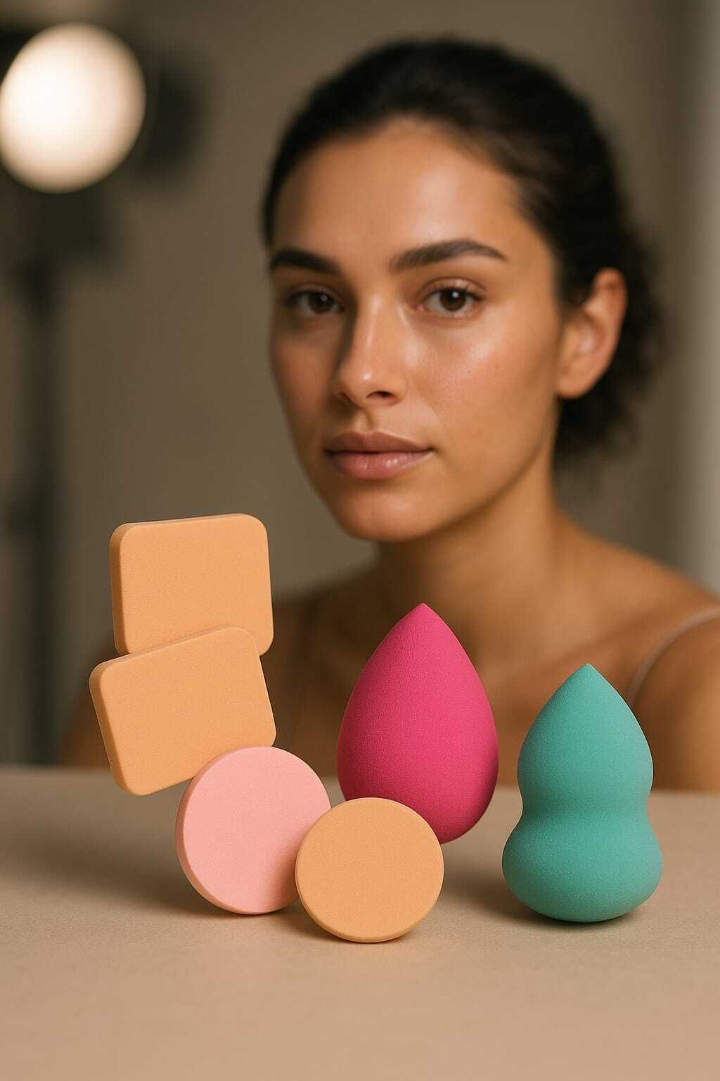 oft & Bouncy Makeup Sponge Set – 6 Shapes Beauty Blender-image-32