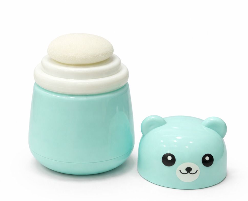 Baby Powder Puff Box with Soft Applicator, Storage Container for Kids and Travel-image-33
