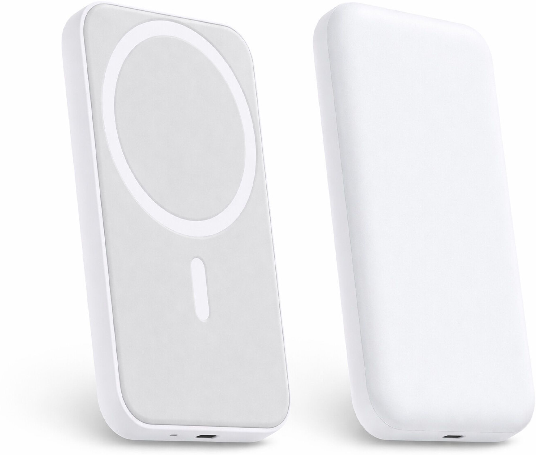 Npix Magnetic Power Bank, Slim Wireless Portable Charger Battery Pack with USB-C Plastic Power Bank Skin-image-5