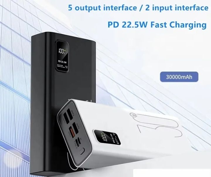 32000 mAh 22.5 W Slim Pocket Size Power Bank-image-9