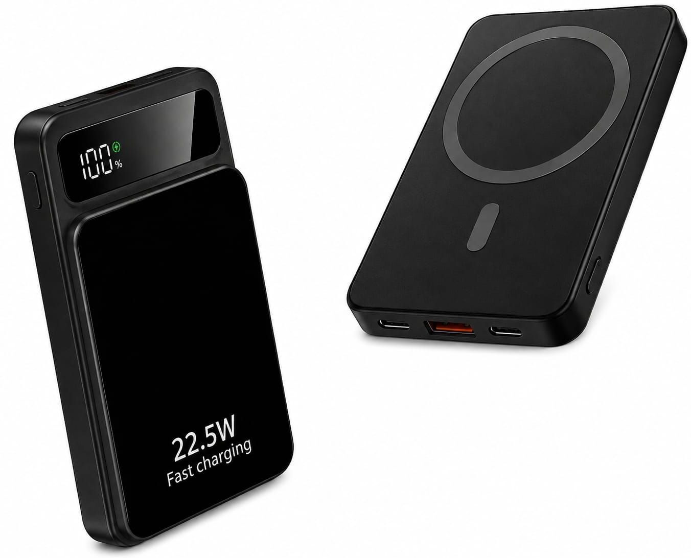 10000 mAh 22.5 W Wired & Wireless With MagSafe Ultra Compact Pocket Size Power Bank-image-39