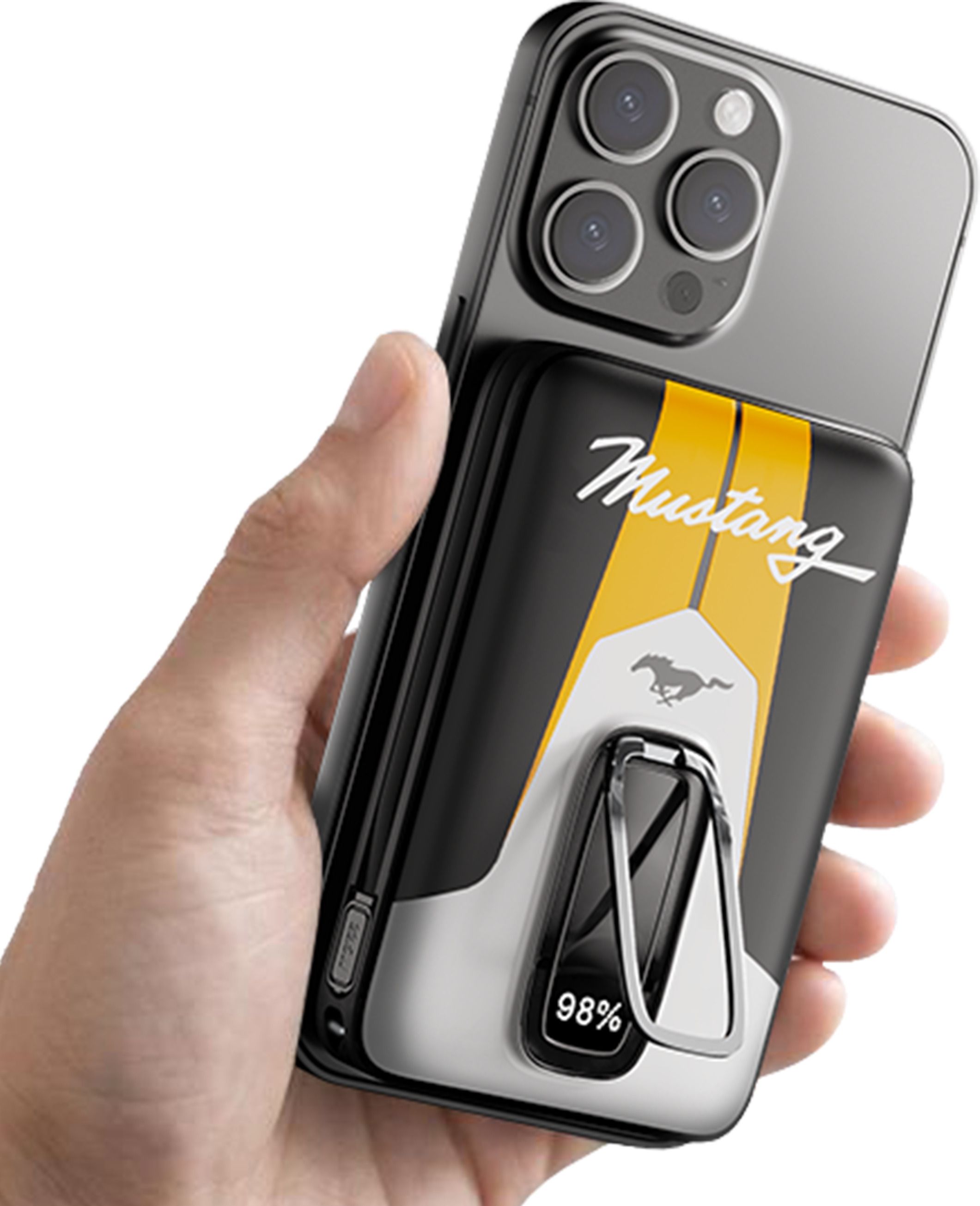 goboult Mustang Ampvault V10 10000 mAh Wired & Wireless Power Bank-picture-37