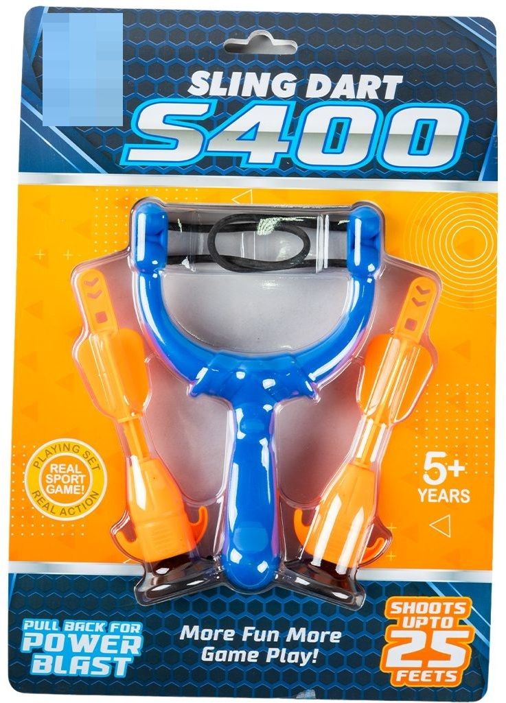 Sling Dart S400 Shoots Upto 25 Feets, Kids Power Blast Toy Slingshot
