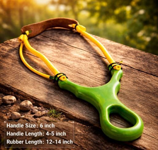 Slingshot | Gullel Multicolored - Hard plastic handle - Good quality rubber. Slingshot-image-21