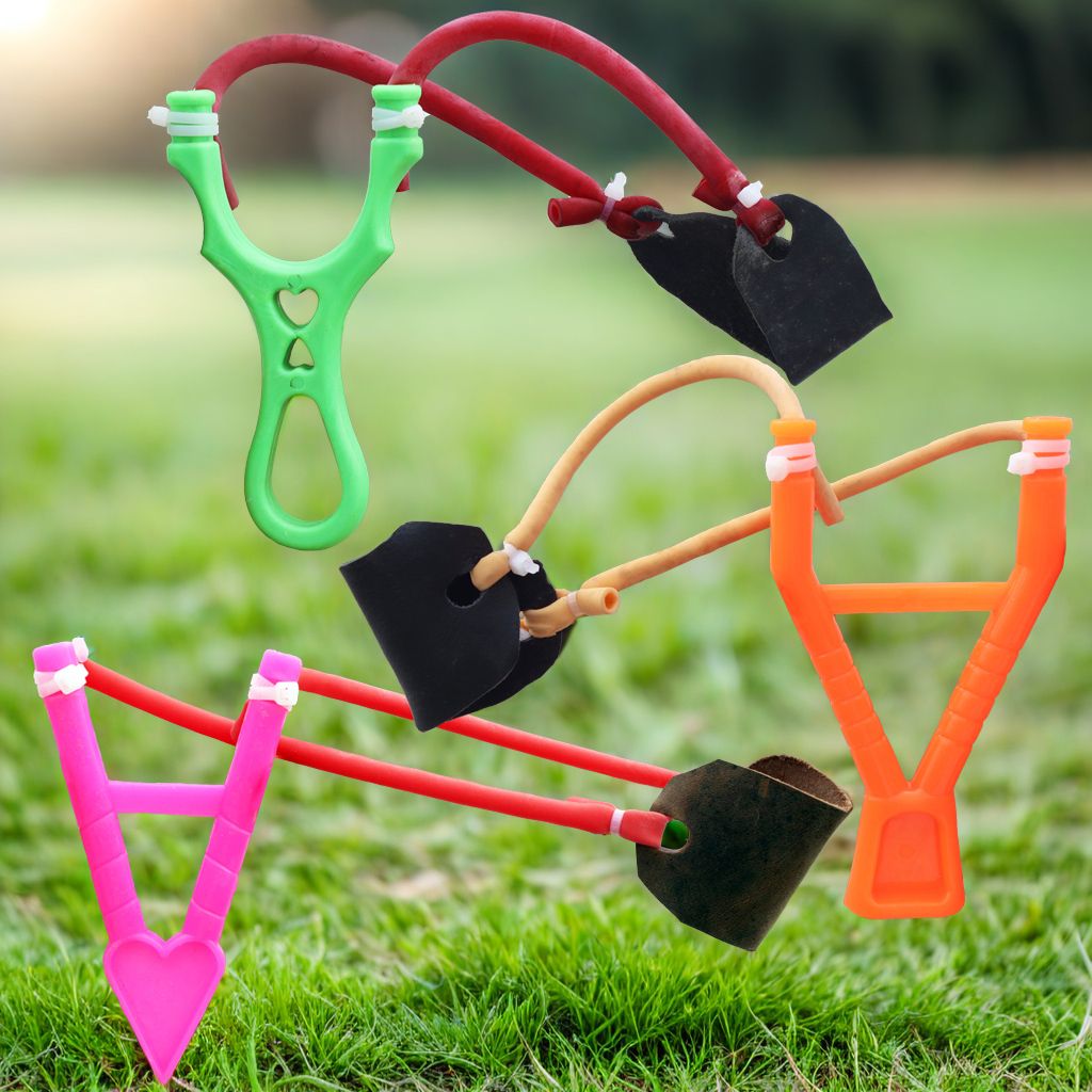 Ultimate Outdoor Fun Tool | Strong & Flexible Gulel | Pack of 3 Slingshot