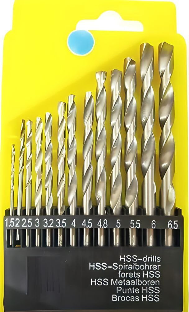 gadariya king 13Pcs Drill Bit Set, All Size Bit For Electric Manual Drilling Machine image 1