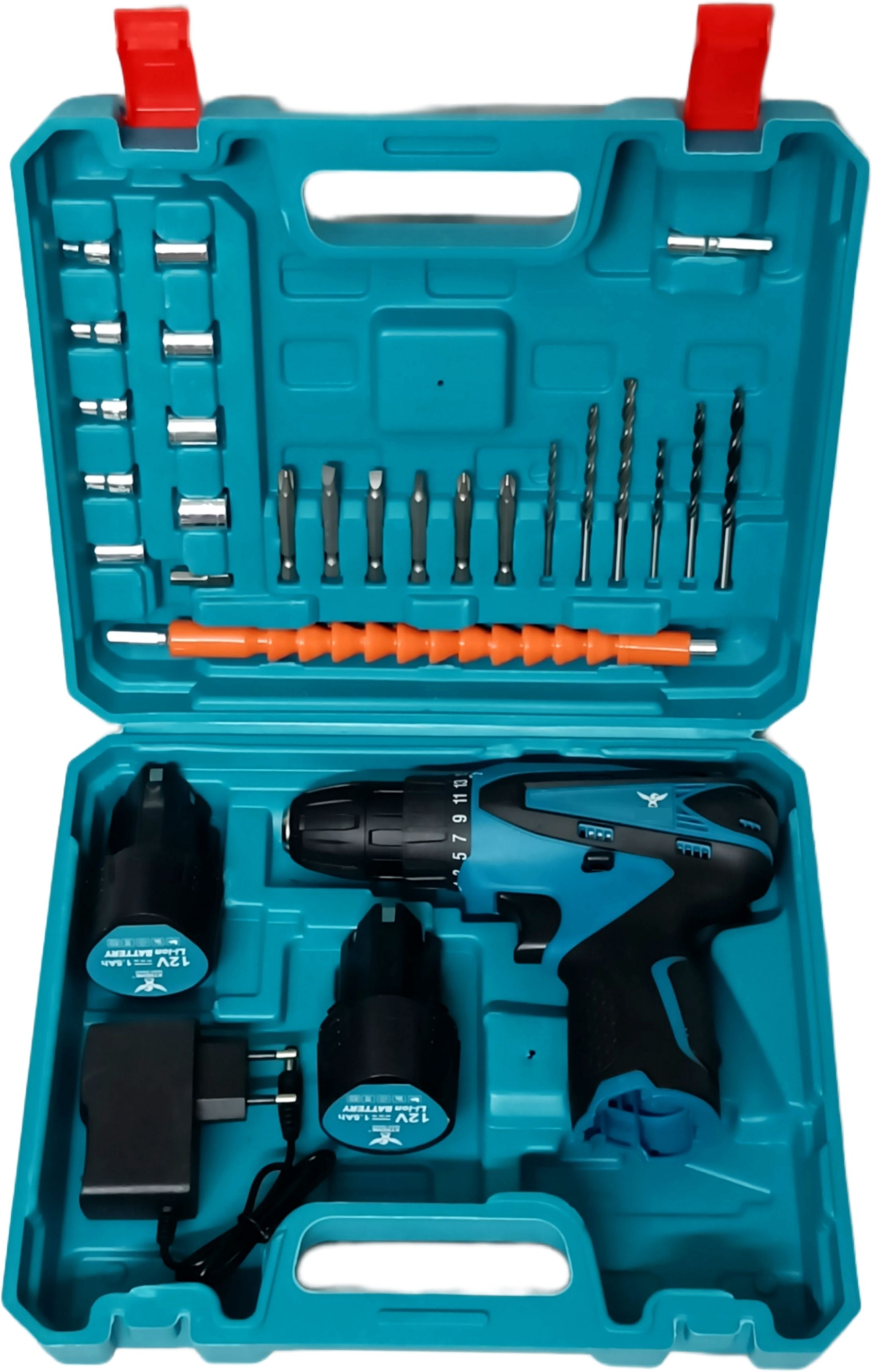 x2-12V Battery Operated with 2 Speed and 25pc Accessories Cordless Drill