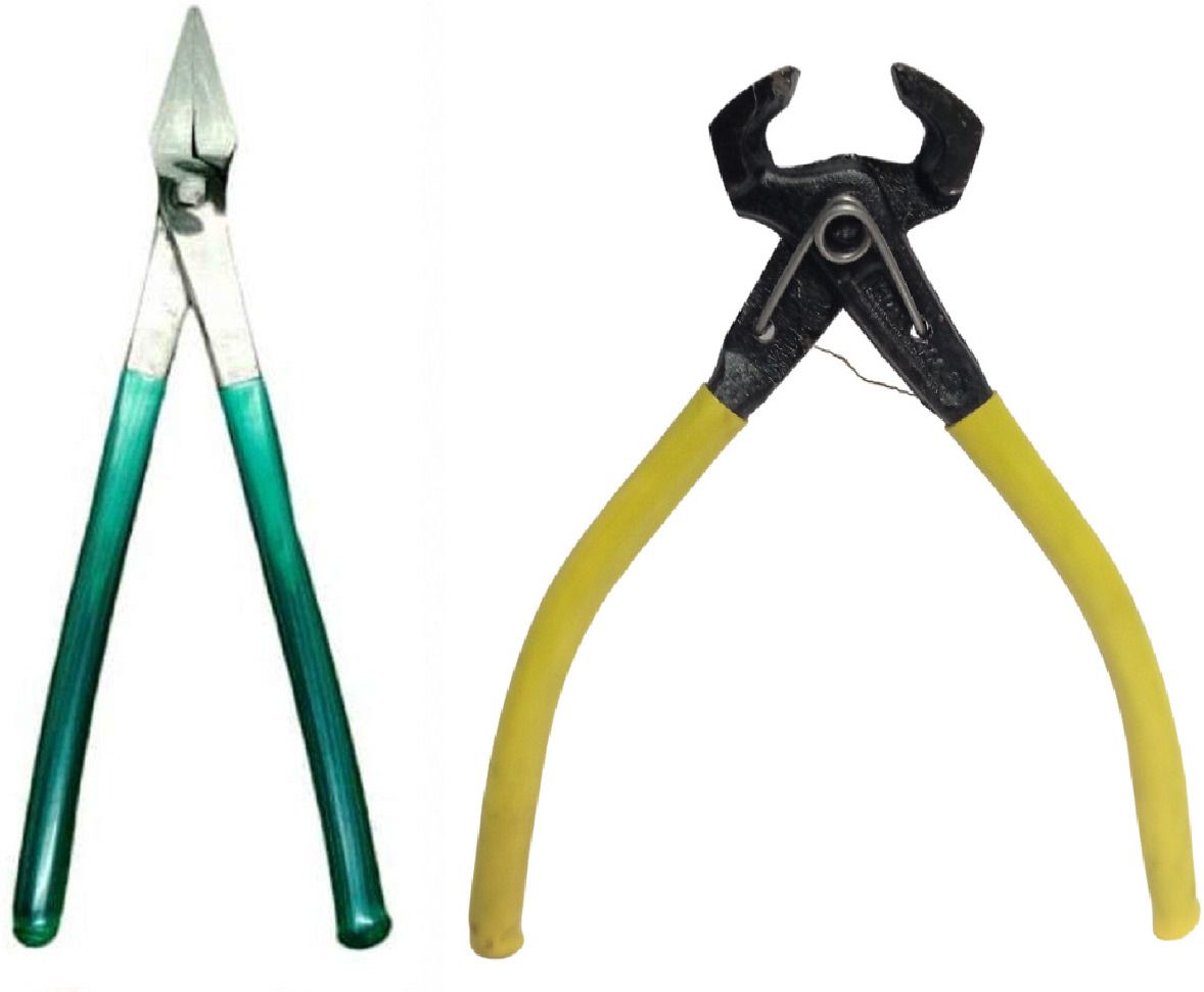 kunfaya 6'' Sansi Flat Plier + 6'' Top Cutter Plier Hand Tool Kit-picture-47