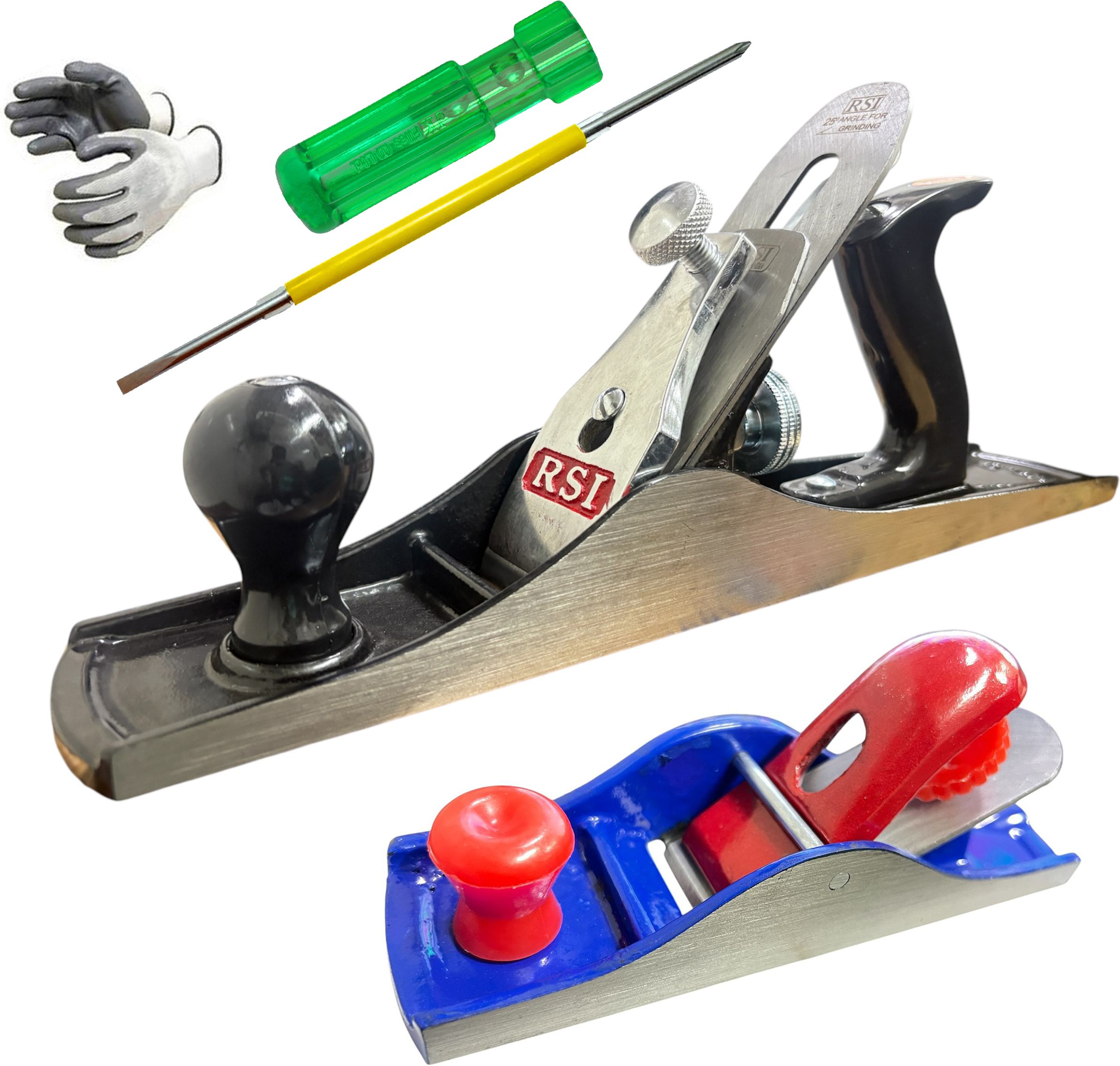 epitech mart 14" RSI Carpenter Iron base Hand Planer, 6inch Screw Driver, 7inch Hand Planer Hand Tool Kit-picture-19