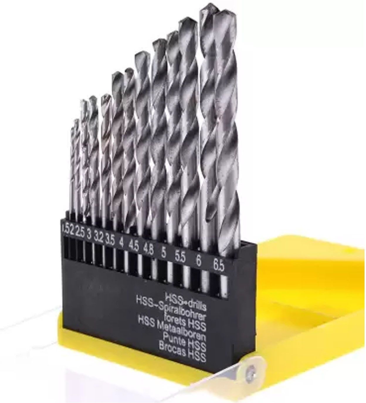 Rotary High Speed Steel Drill Bit Set 13 Pieces Bits For Wood, Malleable Iron, Aluminium Plastic Etc Pack of 1 Rotary Bit Set-image-47
