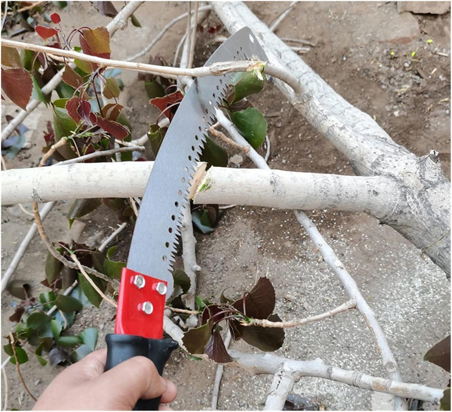 ourstarry Garden Pruning Saw | Tree Pruner With Extendable Pole Fixing Slot Sickle Cutter Chain Saw Pruner-picture-20