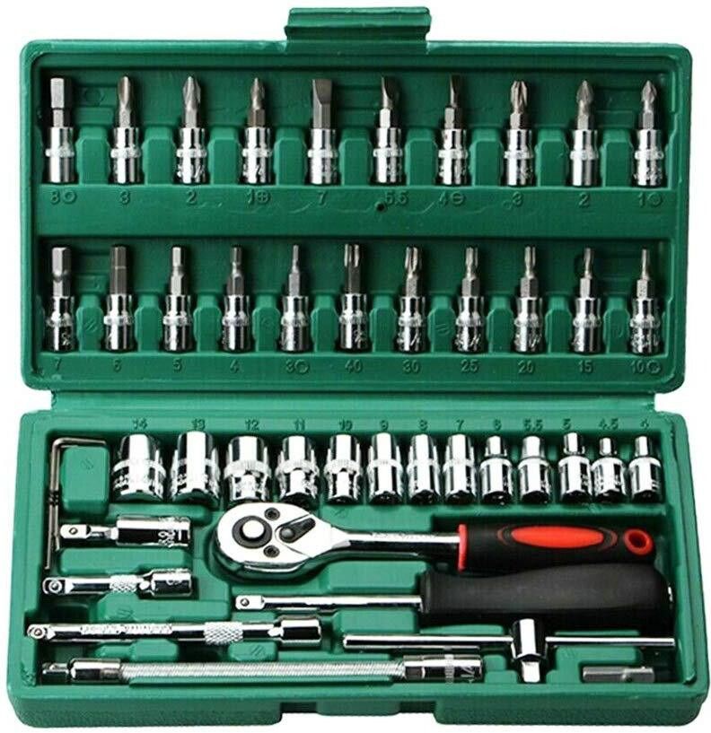 Tool Kit Multicolor TOOL KIT 46 PCS Tool Box